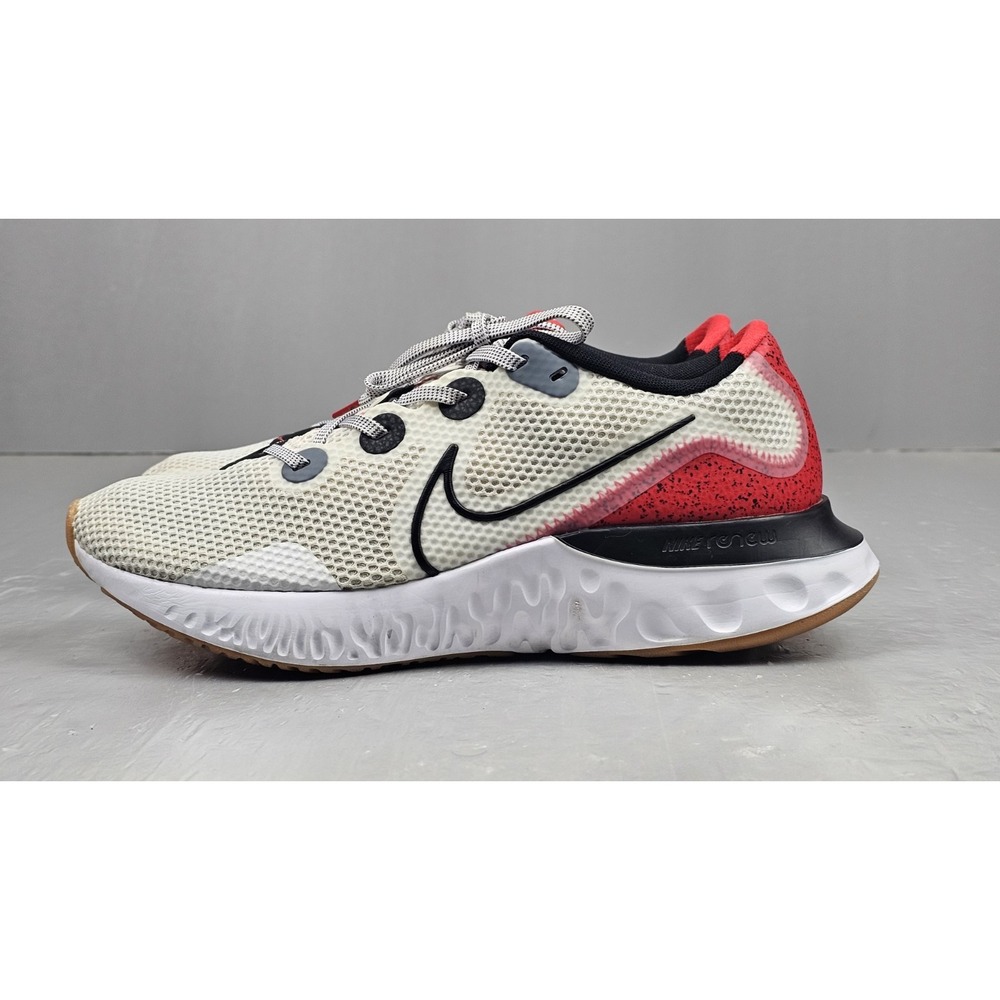 NIKE Renew Sneakers Mens 9.5 Running Athletic‎ White Black University Red